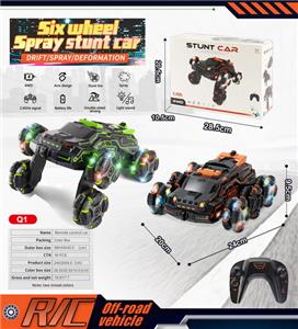 2.4G六轮摆臂漂移特技车（单遥控） - OBL10255009