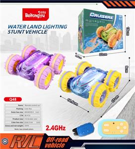 灯光水陆两栖特技车(双遥控) - OBL10255049