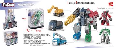 合金变型工程机器人 - OBL10255676