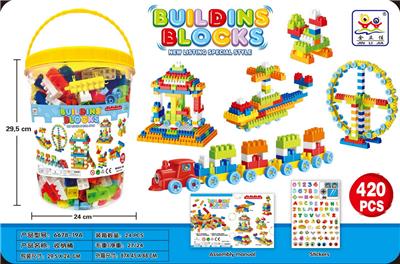 益智交通工具DIY积木420PCS - OBL10256535
