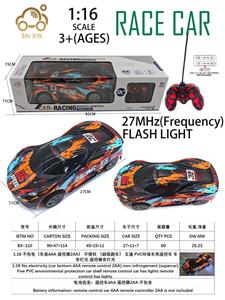 1:16 不包电（车底4AA 遥控器2AA） 不侵权 （超级跑车） 五通 PVC环保车壳遥控车 车有灯光 遥控器有灯光 - OBL10257174