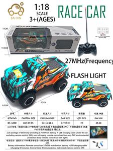 1:18 包电（包含车底3.7V锂电池+USB充电线 不包含遥控器2AA）不侵权遥控车 四通 PVC环保车壳遥控车 带灯光 - OBL10257201