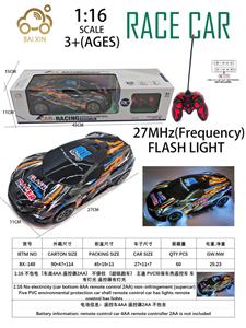 1:16 不包电（车底4AA 遥控器2AA） 不侵权 （超级跑车） 五通 PVC环保车壳遥控车 车有灯光 遥控器有灯光 - OBL10257249