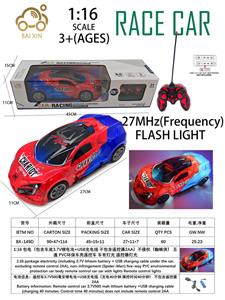 1:16 包电（包含车底3.7V锂电池+USB充电线 不包含遥控器2AA）不侵权（蜘蛛侠） 五通 PVC环保车壳遥控车 车有灯光 遥控器灯光 - OBL10257252