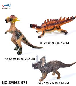 搪胶恐龙模型充棉不带 IC 3款混装 - OBL10257386