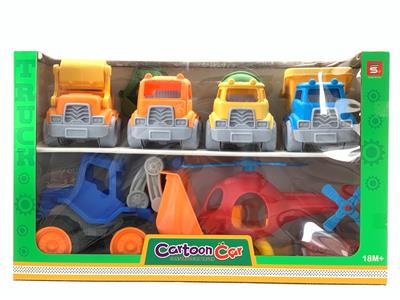 卡通滑行车套装玩具7PCS/PDQ - OBL10257937