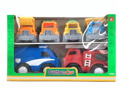 卡通滑行车套装玩具6PCS/PDQ - OBL10257938