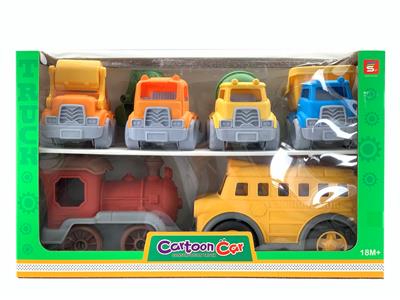 卡通滑行车套装玩具6PCS/PDQ - OBL10257940
