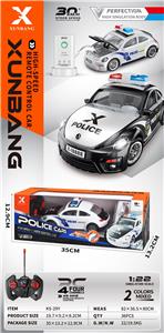 1:22甲壳虫新能源警车（四通） - OBL10259405