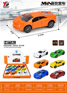 合金回力跑车6款混装（仿真） - OBL10260440