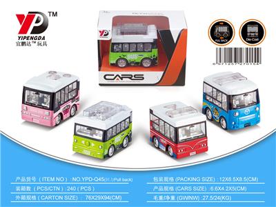 合金巴士车Q版回力（涂鸦版）/单只装 - OBL10260442