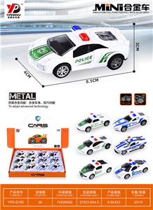 合金警车回力系列/6款混装 - OBL10260484