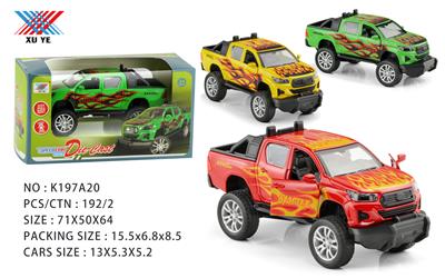 1:32 合金车 海拉克斯印火龙 回力开门（1只装） - OBL10261157