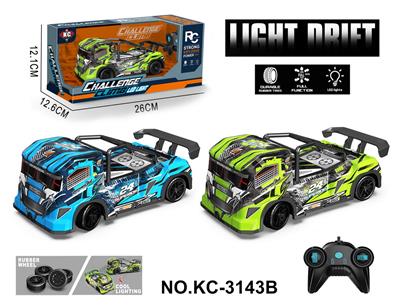 1:24四通灯光PVC工程遥控卡车              （不包电） - OBL10261355