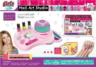 Nail table set with light (2 aa without bag) - OBL10261605