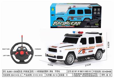 1:18四通遥控警车 奔驰  不带电 - OBL10264576