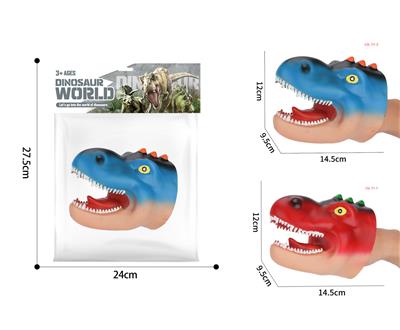 卡通霸王龙手偶-红色 - OBL10266163
