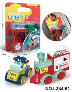ABS料火车/出租车大颗粒积木乐高兼容22PCS - OBL10268483