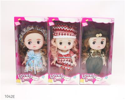 12寸全身搪胶桃桃丸子女娃 潮玩女孩 带音乐IC 3款混 - OBL10272354