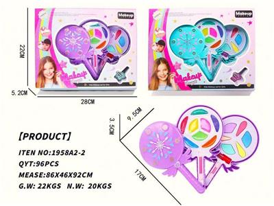 女孩过家家彩妆儿童棒棒糖化妆品双层 - OBL10273429