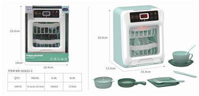 洗碗机过家家-数字显示-灯光-音效-2*AA不包电 - OBL10275247