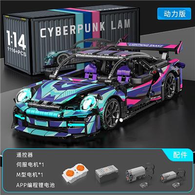 1:14赛博朋克911[中文货柜盒+锂电遥控]1116PCS - OBL10277627