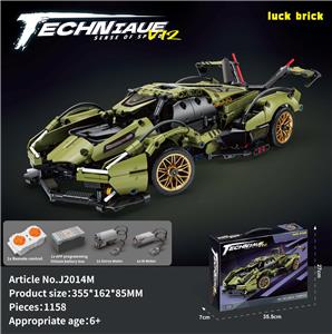 1:14橄榄绿V12[英文盒+锂电遥控]1158PCS - OBL10277670