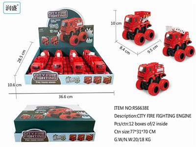 惯性特技城市消防车（12只）（整盒价格）GCC - OBL10280666