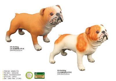 搪胶斗牛犬模型 - OBL10287648