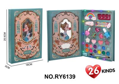 彩妆套盒
（带灯光三挡可调LR44三颗包的）过家家玩具 - OBL10292084