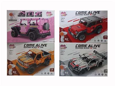 Building block remote control car - wrangler (particle count: 448pcs) - OBL10298384