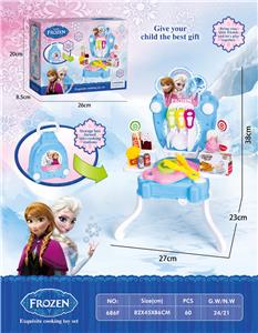 冰雪公主过家家餐具收纳台 - OBL10298712