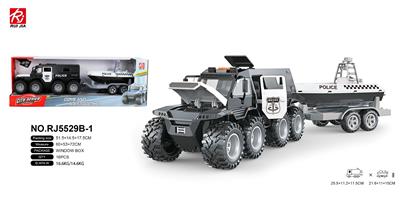 警车-四开门-声音灯光惯性拉快艇 - OBL10304747