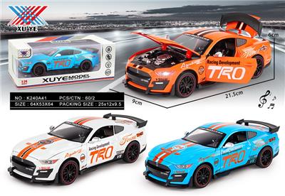 1:24合金模型 谢尔比GT500 4开门 回力灯光音乐（1只装） - OBL10323639