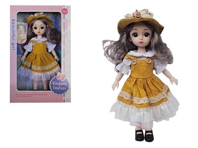 12寸3D12关节实身真眼珠芭比公主 - OBL10329006