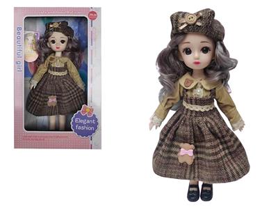 12寸3D12关节实身真眼珠芭比公主 - OBL10329010