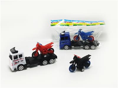 惯性拖头车载回力摩托车 - OBL10329329