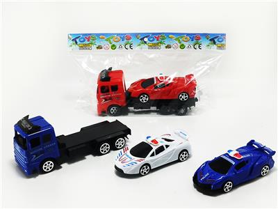 惯性拖头车载回力警车 - OBL10329339