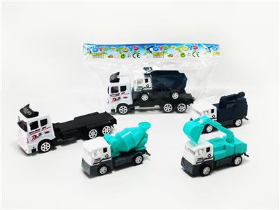 惯性拖头车载回力工程车 - OBL10329340