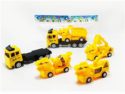 惯性拖头车载回力恐龙工程车 - OBL10329348