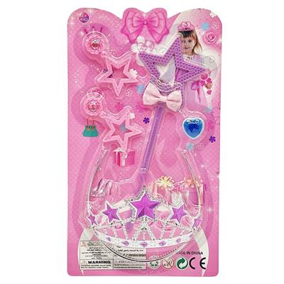 电镀五星皇冠饰品套 - OBL10329799