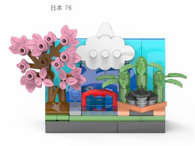 冰箱贴-日本景观 - OBL10330474