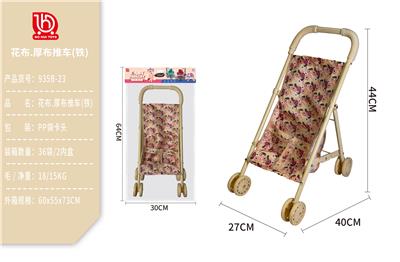 绿叶.花花厚布推车(铁) - OBL10332197