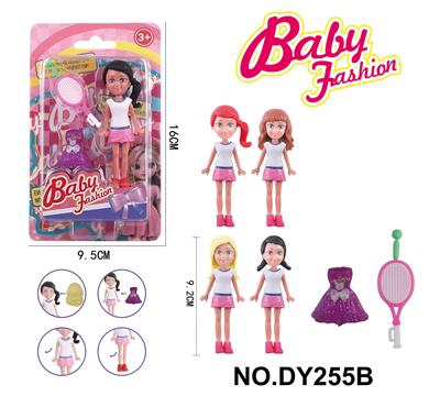 时尚芭比过家家女孩玩具3.5寸换装网球娃娃 - OBL10332318