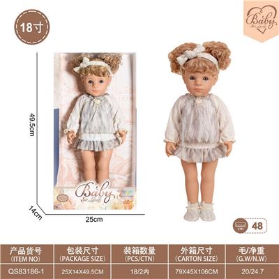 18寸直立女孩娃娃 - OBL10332409