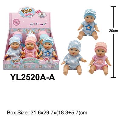 20CM全搪胶娃娃(9只/展示盒) - OBL10332681