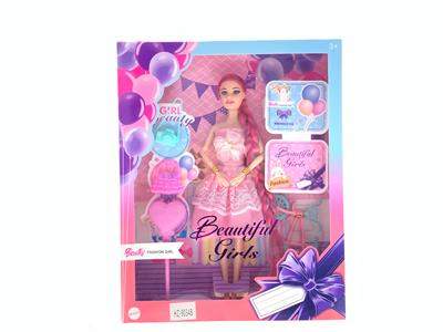 11.5寸实身时尚芭比娃娃 - OBL10334762