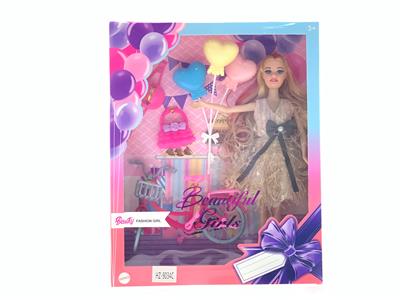 11.5寸实身时尚芭比娃娃 - OBL10334765