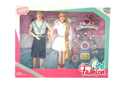 11.5寸实身9关节时装芭比实身11关节男士带牛奶吸塑 皇冠 - OBL10334814