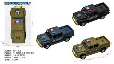 1：16牧马人皮卡惯性警车 - OBL10334939